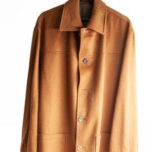 Gentlemens Ermenegildo Zegna Cashmere Brown Coat SZ XL/54